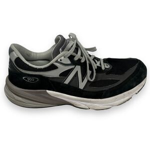 New Balance 990 Running Shoes Men’s 13 2E EE Sneakers Wide Black White Gray